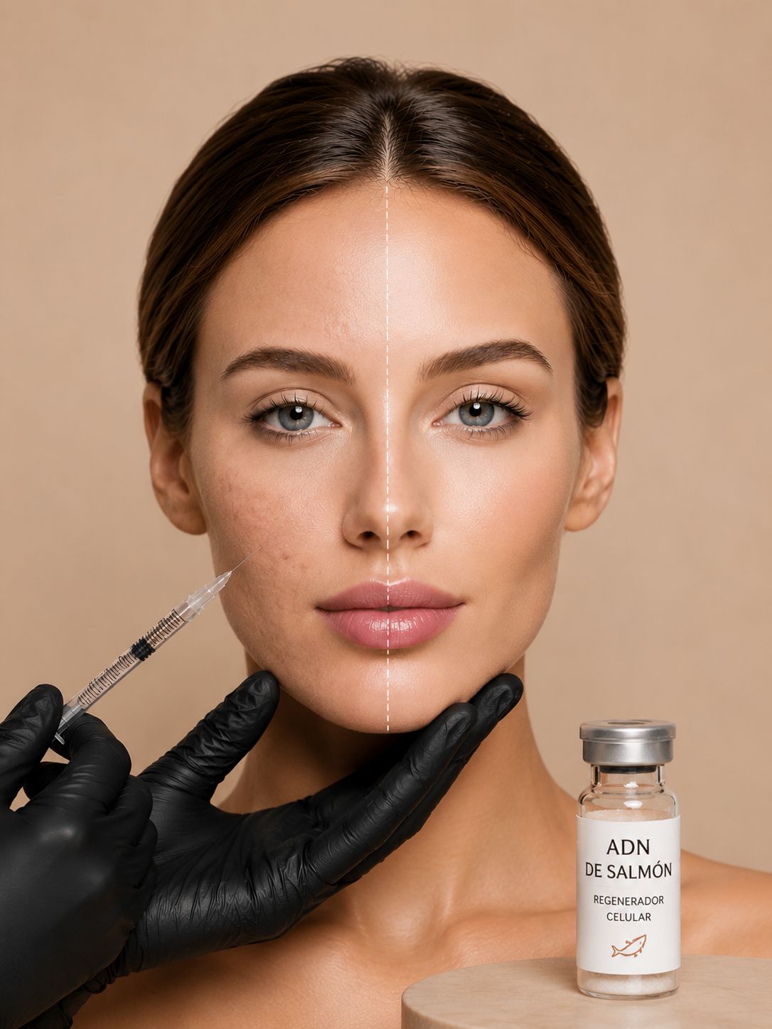 Tratamiento regenerador celular con ADN de salmón: antes y después en la piel