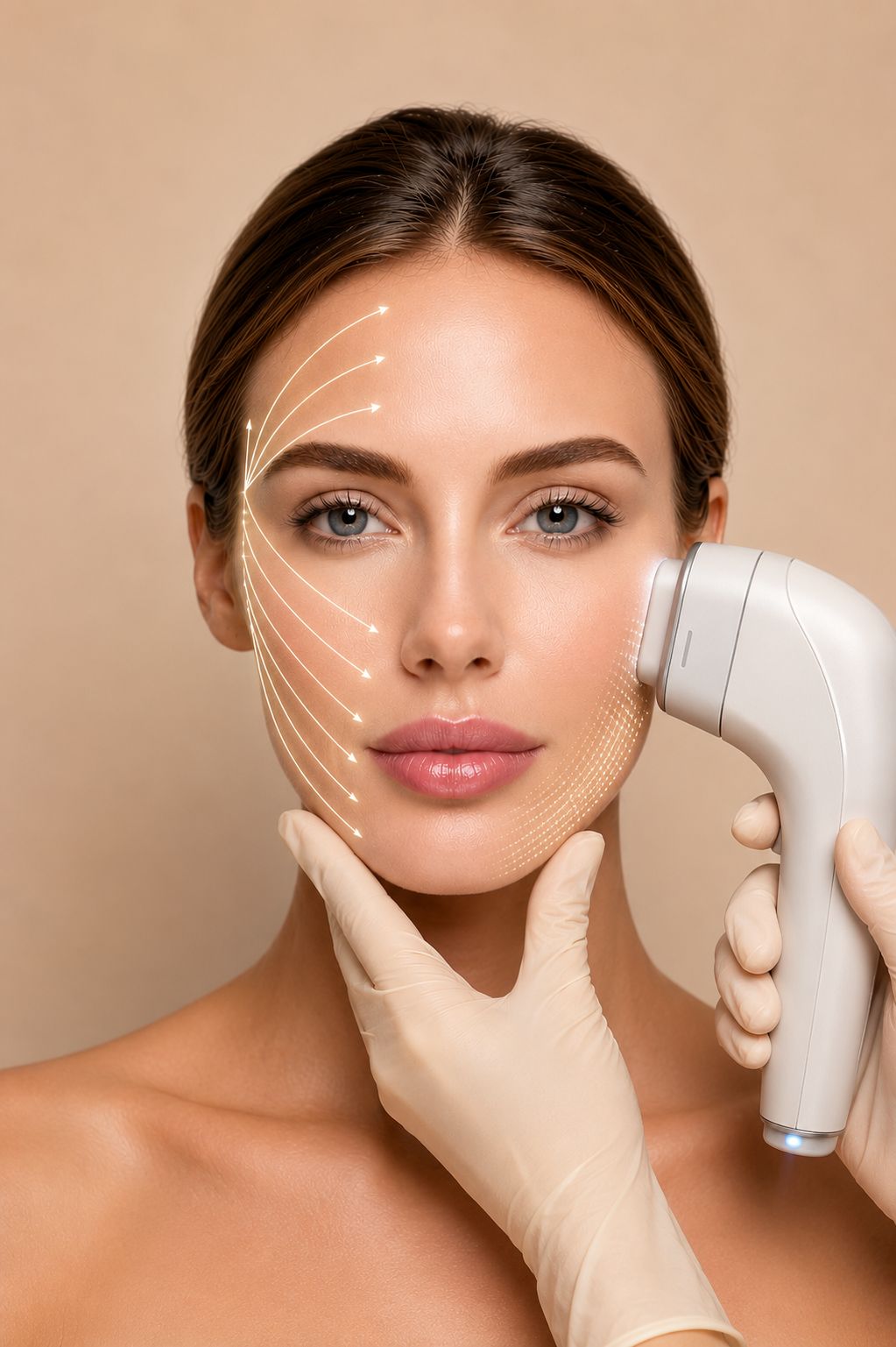 HIFU facial con ultrasonido focalizado